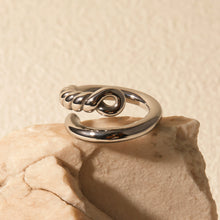 Load image into Gallery viewer, Stainless Steel Knot Bypass Ring