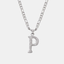 Load image into Gallery viewer, Titanium Steel Letter Pendant Necklace