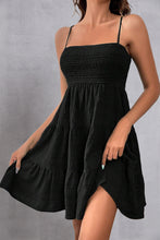 Load image into Gallery viewer, Smocked Square Neck Mini Cami Dress