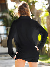Load image into Gallery viewer, Pocketed Dropped Shoulder Cover Up