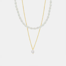 Load image into Gallery viewer, Double-Layered Freshwater Pearl Necklace