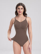Load image into Gallery viewer, V-Neck Spaghetti Strap Active Bodysuit
