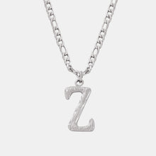 Load image into Gallery viewer, Titanium Steel Letter Pendant Necklace