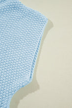 Load image into Gallery viewer, Turtleneck Cap Sleeve Sweater