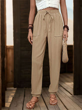 Load image into Gallery viewer, Textured High Waist Joggers