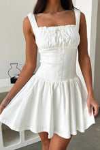 Load image into Gallery viewer, Decorative Button Square Neck Cami Dress