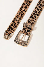 Load image into Gallery viewer, Leopard PU Leather Belt