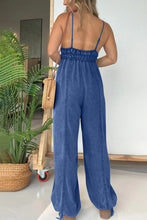 Load image into Gallery viewer, Full Size Spaghetti Strap Jumpsuit with Pockets