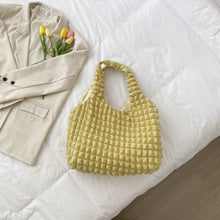Load image into Gallery viewer, Ruched Polyester Large Handbag