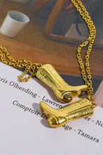 Load image into Gallery viewer, Cowboy Boot Pendant Stainless Steel Necklace