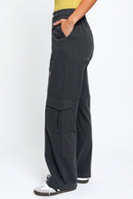 Load image into Gallery viewer, Tasha Apparel High Waisted Wide Leg Cargo Pants with Pockets