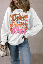 Load image into Gallery viewer, Letter Graphic Long Sleeve Sweatshirt