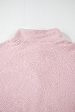 Load image into Gallery viewer, Half Snap Long Sleeve Sweatshirt with Side Slit Pockets