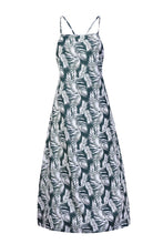 Load image into Gallery viewer, Slit Crisscross Printed Sleeveless Cami Dress