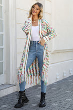 Load image into Gallery viewer, CUFF IT Multicolored Fringe Cardigan