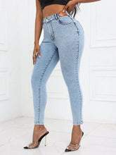 Load image into Gallery viewer, High Waist Skinny Jeans with Pockets