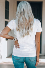 Load image into Gallery viewer, Graphic Round Neck Short Sleeve T-Shirt