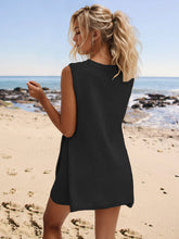Load image into Gallery viewer, Slit Round Neck Top and Shorts Set
