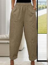 Load image into Gallery viewer, Elastic Waist Pants with Pockets