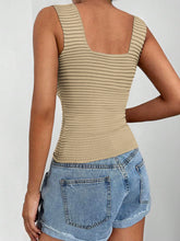 Load image into Gallery viewer, Square Neck Wide Strap Tank