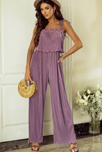 Load image into Gallery viewer, Square Neck Spaghetti Strap Jumpsuit