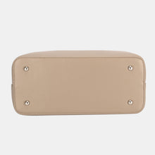 Load image into Gallery viewer, David Jones PU Leather Twist-Lock Tote Bag