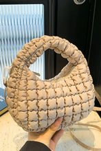 Load image into Gallery viewer, Quilted Puffy Removable Strap Crossbody Bag