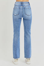 Load image into Gallery viewer, RISEN Full Size Distressed High-Rise Ankle Straight Jeans