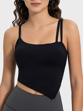 Load image into Gallery viewer, Slit Asymmetrical Neck Active Cami