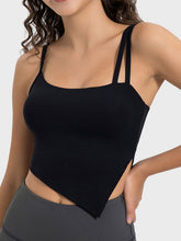 Load image into Gallery viewer, Slit Asymmetrical Neck Active Cami