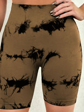 Load image into Gallery viewer, Tie-Dye High Waist Active Shorts