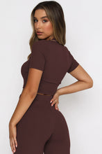 Load image into Gallery viewer, Round Neck Short Sleeve Top and Pants Set