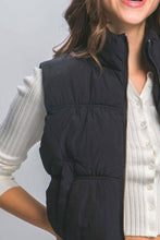 Load image into Gallery viewer, Love Tree Zip Up Turtleneck Cropped Vest Coat