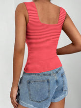 Load image into Gallery viewer, Square Neck Wide Strap Tank