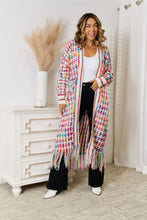 Load image into Gallery viewer, CUFF IT Multicolored Fringe Cardigan