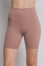 Load image into Gallery viewer, Love Tree High Waist Seam Detail Active Shorts