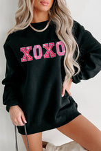 Load image into Gallery viewer, XOXO Round Neck Long Sleeve Sweatshirt