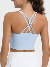 Load image into Gallery viewer, Crisscross Round Neck Active Tank