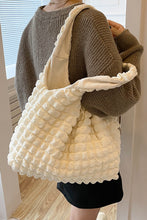 Load image into Gallery viewer, Ruched Polyester Large Handbag