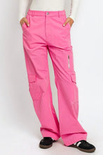 Load image into Gallery viewer, Tasha Apparel High Waisted Wide Leg Cargo Pants with Pockets