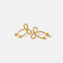 Load image into Gallery viewer, Stainless Steel Bow Earrings