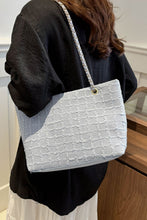 Load image into Gallery viewer, Polyester Texture Chain Tote bag