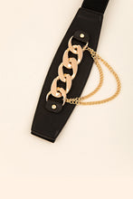 Load image into Gallery viewer, Chain Detail PU Leather Belt