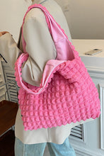 Load image into Gallery viewer, Ruched Polyester Large Handbag