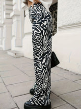 Load image into Gallery viewer, Full Size Animal Print Elastic Waist Pants