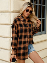 Load image into Gallery viewer, Plaid Button Up Long Sleeve Shirt