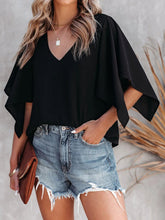 Load image into Gallery viewer, V-Neck Half Sleeve Blouse