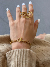 Load image into Gallery viewer, 18K Gold-Plated Stainless Steel Chain Bracelet
