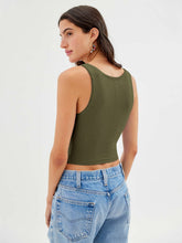 Load image into Gallery viewer, Square Neck Wide Strap Tank