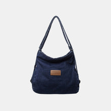 Load image into Gallery viewer, Adjustable Strap Denim Shoulder Bag